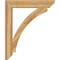 Ekena Millwork Thorton Slat Rough Sawn Bracket, Western Red Cedar, 6"W x 40"D x 48"H BKT06X40X48THR06RWR - alternate 4